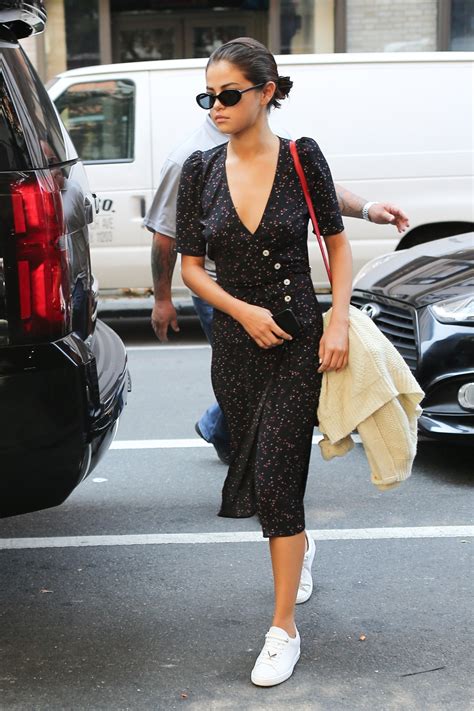 Shop the White Booties Selena Gomez Wore to See Sabrina .